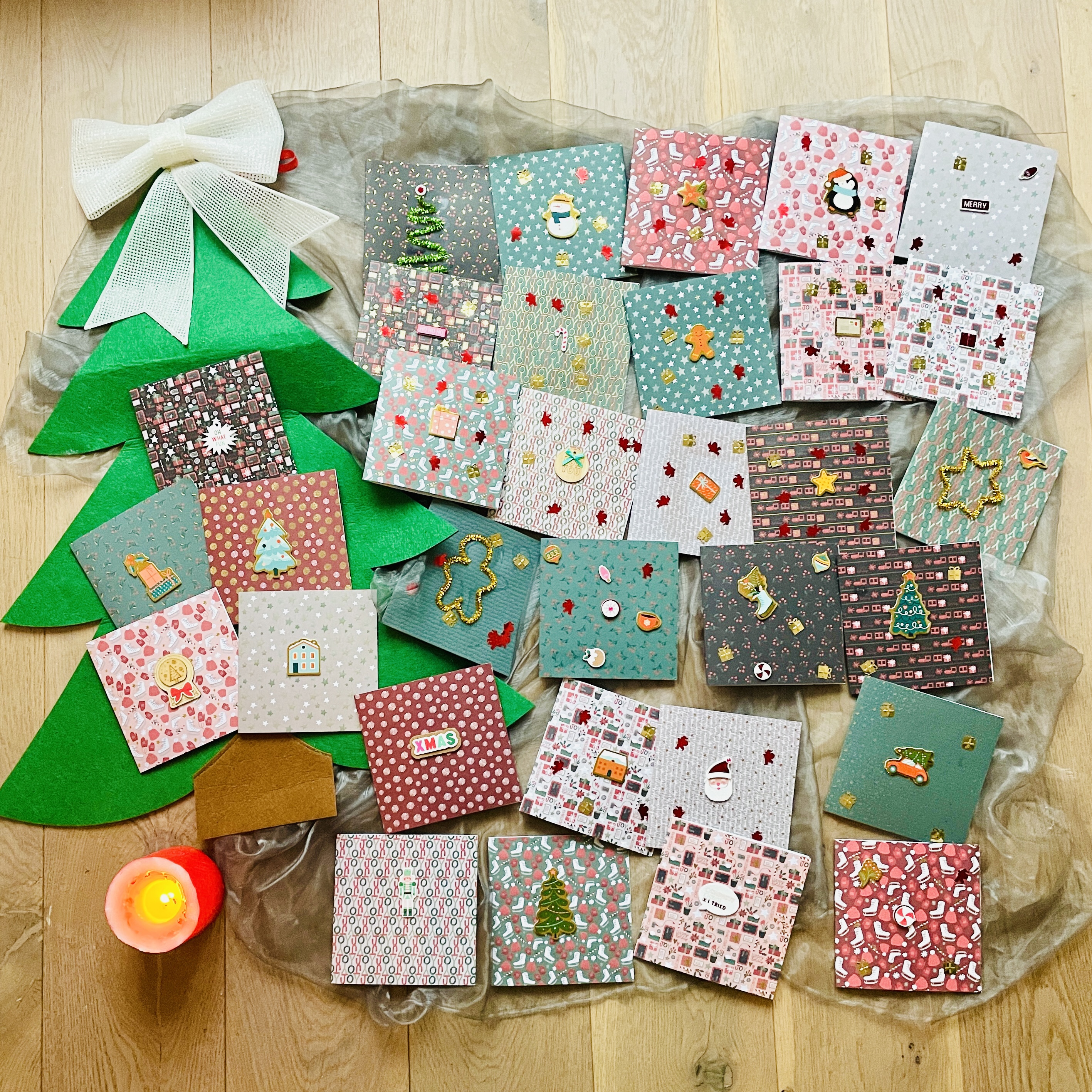 Kerstkaarten maken (makkelijk & snel)